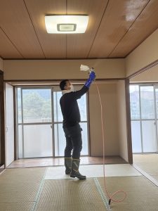 北九州市八幡東区で孤独死に伴う遺品整理・特殊清掃（3DK／4日）